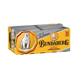 Bundaberg UP & Zero 10x375ml (original) Cans